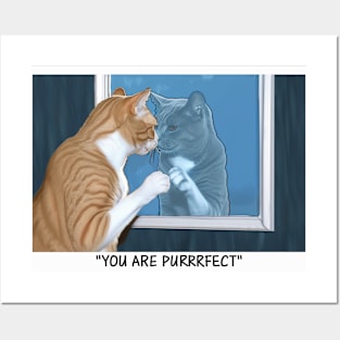 "You are purrrfect" Posters and Art